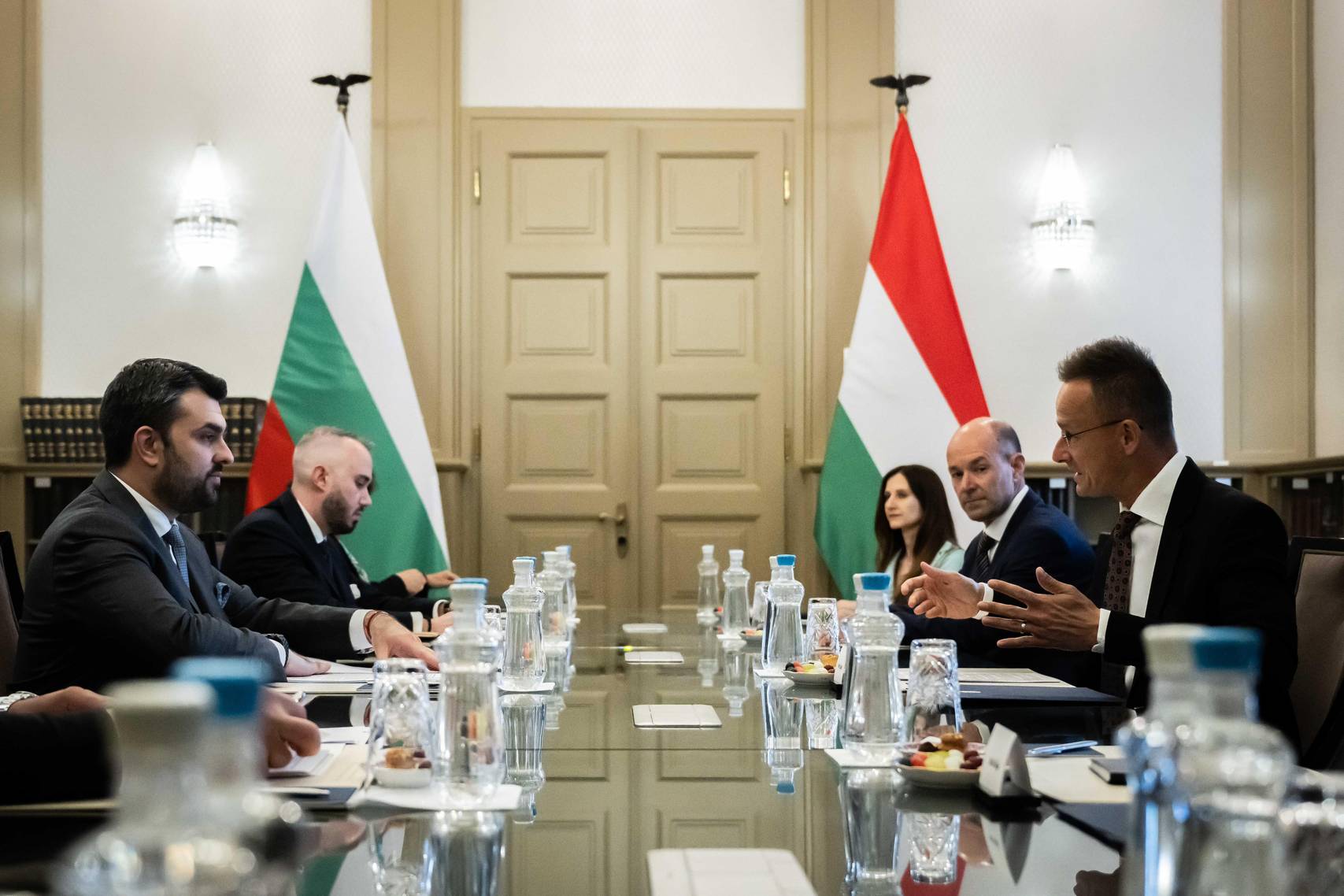  Георг Георгиев и Петер Сиярто 